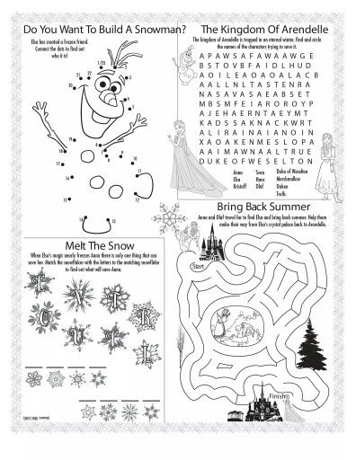 Frozen Activity, Frozen Activities, Paper Games For Kids, Disney Road Trip, Wedding Coloring Pages, Disney Activities, Frozen Bday Party, Disney Frozen Birthday Party, Disney Cruise Vacation