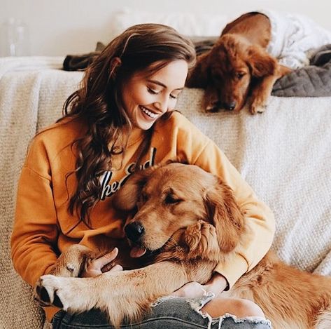 {Pinterest// Sadie Joyce} Emotional Support Dog, Dog Photoshoot, Support Dog, Love My Dog, Two Dogs, Golden Retrievers, Dog Photography, Cute Creatures, Animals Friends