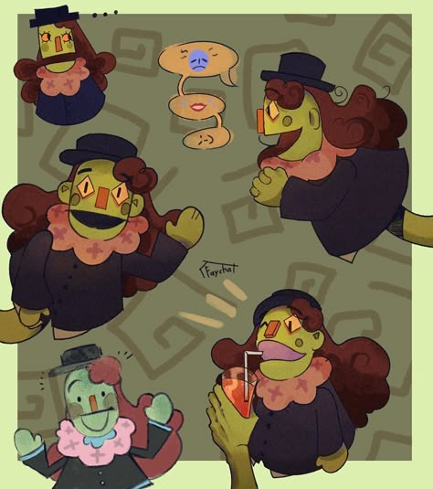 Faycha on Instagram: “Friendly Dr. Habit 🌼  #smileformegame  #borishabit #smileformefanart  #art” Dr Habit Smile For Me Art, Habit Fanart Emh, Smile For Me Fanart, Dr Habit Smile For Me, Habit Everyman Hybrid Fanart, Habit Fanart, Smile For Me Game, Dr Habit, Cheery Littlebottom Discworld