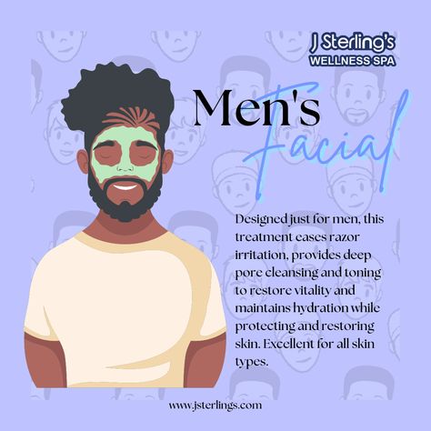 Men Need Facials Too Quotes, Facial Specials Ideas, Esthetics Suite, Men Facial Skin Care, Esthetician Knowledge, Aesthetician License, Esthetician Career, Esthetician Room Supplies, Esthetician Facial