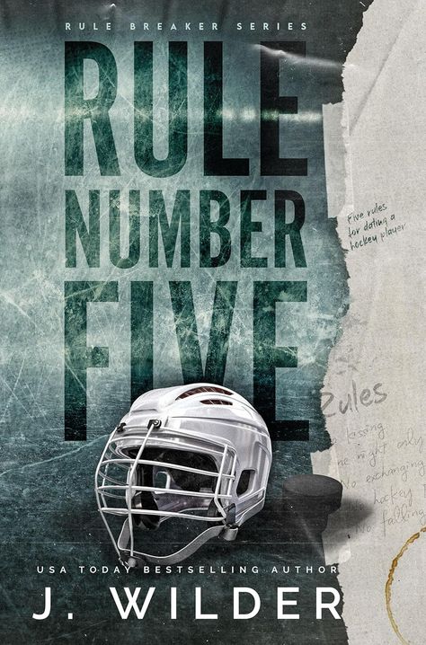 Rule Number Five: A College Hockey Romance (Rule Breaker Series Book 1) - Kindle edition by Wilder, J., Wilder, Jessa . Contemporary Romance Kindle eBooks @ Amazon.com. Hockey Romance, College Hockey, College Romance, Grey Eyes, One Kiss, Rule Breaker, Romance Book Covers, Sports Romance, Unread Books