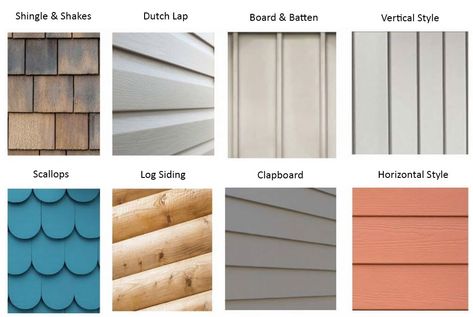 Types of Vinyl Siding: Styles, Textures, and Which is Best for You Wide Plank Vinyl Siding Exterior, Shiplap Vinyl Siding Exterior, Different Types Of Siding For Houses, Fourplex Exterior, Wood Grain Vinyl Siding, Types Of Siding For Houses, Types Of Vinyl Siding, Exterior Vinyl Siding Color Schemes, Types Of House Siding