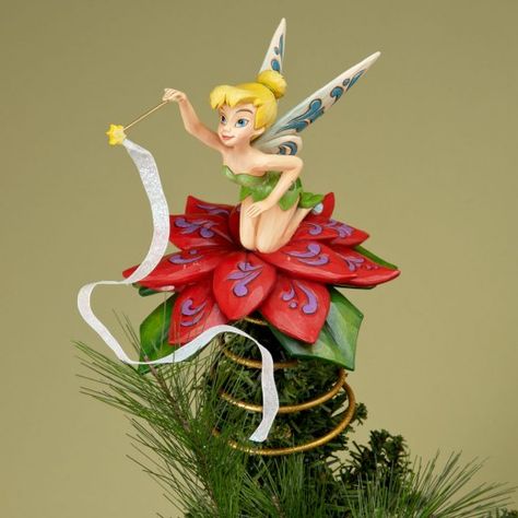 tinkerbell Christmas wallpaper Tinkerbell Tree Topper, Tinkerbell Tree, Disney Christmas Tree Topper, Best Christmas Tree Toppers, Tinkerbell Christmas, Western Christmas Tree, Tinkerbell Wallpaper, Deco Disney, Disney Christmas Decorations