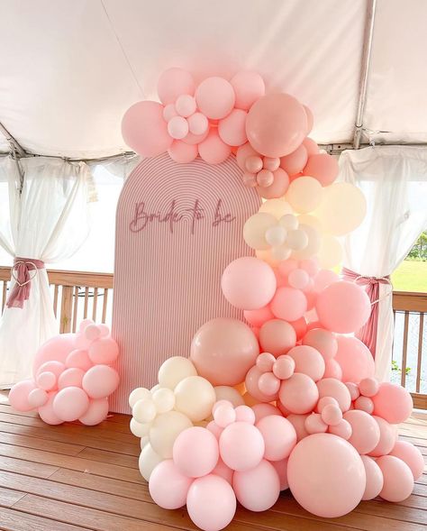 Keep calm and stay inspired💫 Photo: @janettloveshop ➡️ @make_a_wish_ua for more inspiration💕 ⠀⠀⠀⠀⠀⠀⠀⠀ Tag your friends who’d love this one 💫 💌 #pastelballoons #pastelballoongarland #pastelballoon #organicballons #organicballoons #organicballoongarland #bridetobe #brideroomdecoration #bridedecor #brideballoons All Pink Birthday Backdrop, Light Pink And White Balloon Arch, Baby Pink Balloon Garland, Pink Bridal Shower Balloons, Pastel Pink Balloon Arch, Pink Backdrop With Balloons, White And Pink Balloon Garland, 21 Backdrop Ideas, Pink Baby Shower Balloon Arch