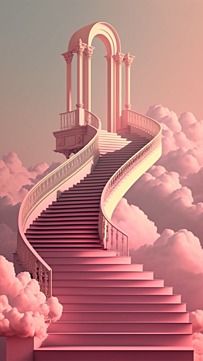 Stairs Background, Heaven Clouds, Ladder To Heaven, Stair Art, 3d Clouds, Stairs To Heaven, Hd Dark Wallpapers, Way To Heaven, Esoteric Art