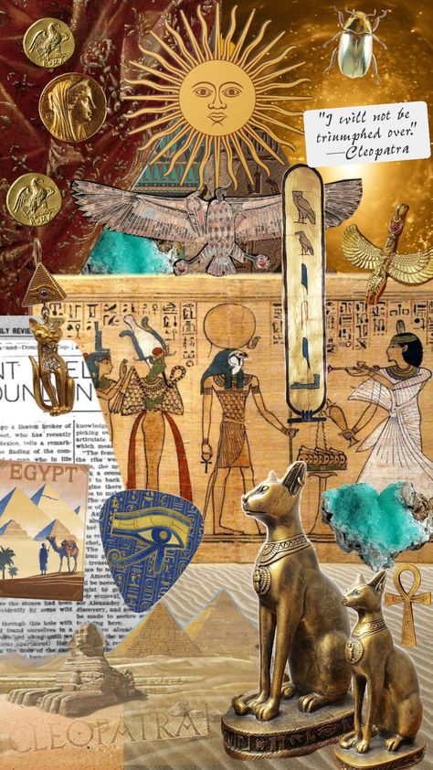 Egyptian Culture Art, Egypt Aesthetic Wallpaper, Ancient Egypt Wallpaper, Egypt Collage, Egyptian Wallpaper, Egypt Background, Aesthetic Settings, Ancient Egypt Aesthetic, Egypt Wallpaper