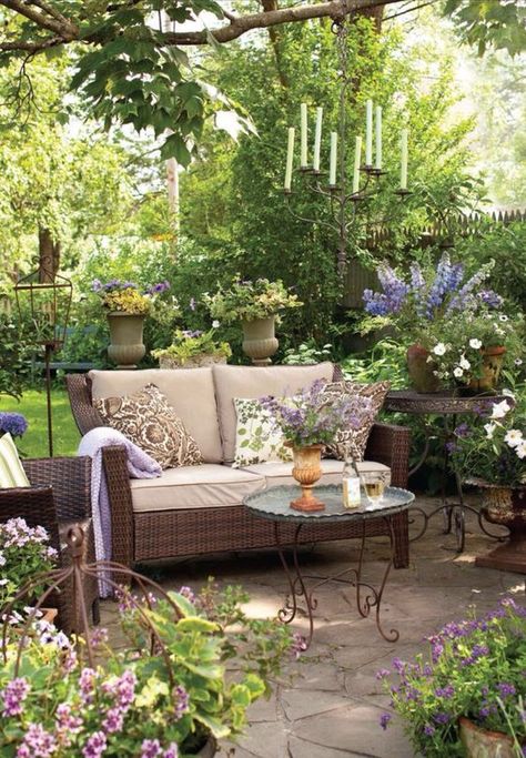 Zen Patio Ideas, Zen Patio, English Cottage Decor, Gardening Trends, Dry Garden, Garden Porch, Garden Images, Room With Plants, English Cottage