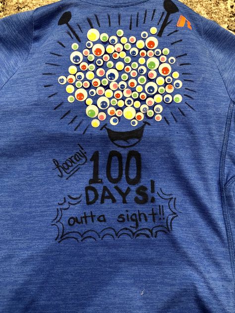 100 Days Eyes Shirt, Google Eyes 100 Days Of School, Eye Survived 100 Days Of School Kids, 100 Days Of School Project Kindergartens, Pta Mom, Eyes Everywhere, 100th Day Of School Crafts, Pta Moms, Mom Working