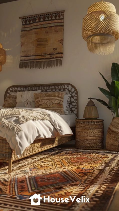 Brown Bohemian Touches Brown Bedrooms, Brown Bedroom Ideas, Bedroom Ambiance, Brown Bedroom, Apartment Inspiration, Bedroom Apartment, Bedroom Ideas, Turning, Sweet Home