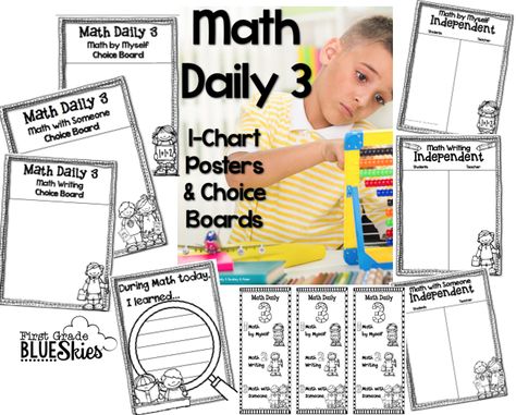 Math Daily 3, Daily 3 Math, Daily 5 Math, Guided Math Groups, Math Writing, Daily 3, Daily Math, Math Time, Math Workshop