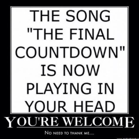 It's the Final Countdown! Final Countdown, The Final Countdown, Arrested Development, Stuck In My Head, I'm Busy, Family Humor, Funny Photos, Funny Images, Make Me Smile