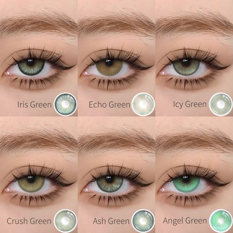 Elevate your look with our natural clear green lenses! 🟢Designed to blend seamlessly with dark brown eyes, they add a subtle touch of elegance to your everyday style. 🧐Which one is your fav？⁠ --- #just4kira #just4kiracontacts #greencontacts #greeneyes #greenlenses #shades #naturalgreeneyes #reviews #lens #fyp Natural Green Eyes, Best Colored Contacts, Green Contacts, Green Ash, Colored Contact Lenses, Circle Lenses, Green Lenses, Dark Brown Eyes, Contact Lenses Colored