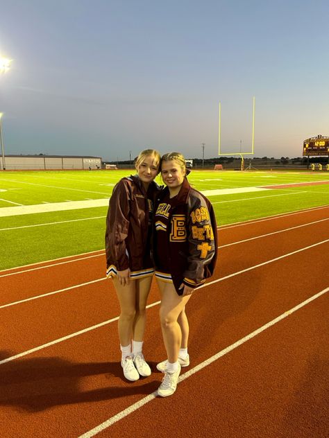 cheer poses letterman football game Letterman Aesthetic, Cheer Poses, Friday Night Lights, Football Game, Football Games, Night Lights, Friday Night, Football, Quick Saves