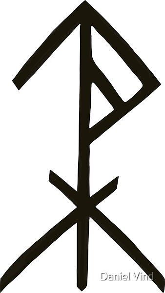 This is a protection rune, that will make Odin, Thor and Tyr watch over you. These are their runic signatures combined with the rune spell of protection. The different combinations are seen all over Scandinavia. Bind Rune Protection, Thor Rune Symbol, Odin Symbol Norse Mythology, Odin Rune Symbol, Tyr Symbol, Viking Protection Symbol, Tyr Tattoo, Viking Runes Alphabet, Spell Of Protection