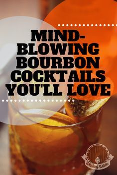 Bourbon Mixed Drinks, Bourbon Drinks Recipes, Best Bourbon Whiskey, Whiskey Drinks Recipes, Best Bourbon, Bourbon Cocktail Recipe, Bourbon Recipes, Whiskey Recipes, Liquor Recipes