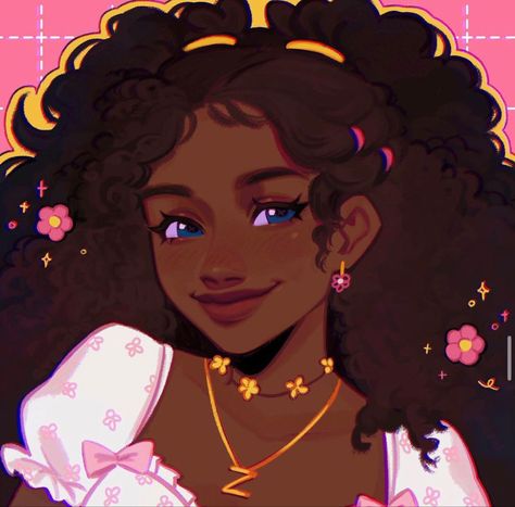 Smile Drawing, Arte Nerd, Cocoppa Wallpaper, Poses References, Black Love Art, Black Art Pictures, Afro Art, Cute Art Styles, Girls Cartoon Art