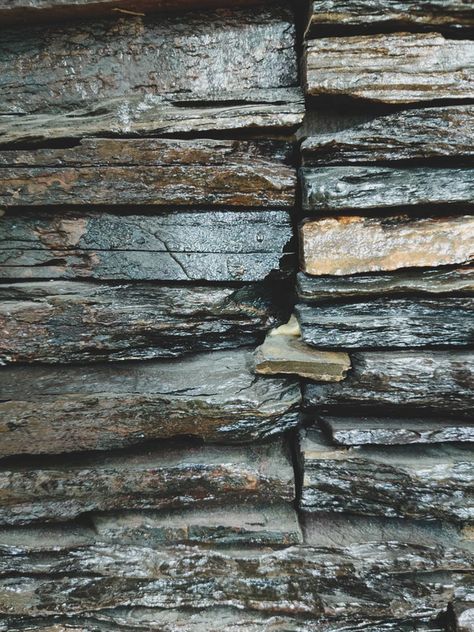 Slate, rock, wood and wall | HD photo by Chris Sebastian (@chrissebastian826) on Unsplash Clean Slate Aesthetic, Slate Landscape Rocks, Rocks Wallpaper Aesthetic, Basalt Stone Texture, Wall Hd, Slate Rock, Grey Slate, Basalt Rock, Slate Wall