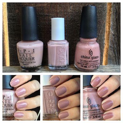 Warm French Onion Soup: What I Blog About When I Blog: Polish Comparison: OPI "Tickle My France-y," Essie "Lady Like," China Glaze "Dress Me... Mauve Nail Polish, Ladylike Dress, Mauve Nails, Essie Polish, China Glaze Nail Polish, Lady Like, Shellac Nails, Uv Gel Nails, Essie Nail