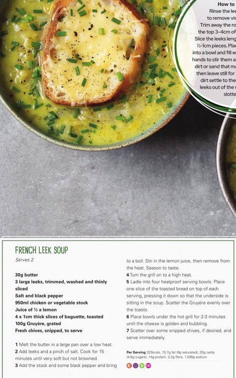 French Leek Soup Diet, Leek Soup French Women, French Leek Soup, Magic Leek Soup, Recipes With Leeks, Leeks Recipe, French Soup, Leek Recipes, Leek Soup