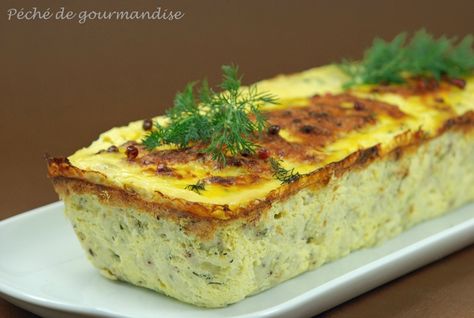 Terrine de poisson Flan, Banana Bread, Seafood, Food And Drink, Cooking Recipes, Nutrition, Snacks, Cake