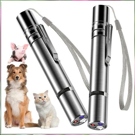 Antye 2PACK Laser Pointer for Cats, Dog Kitten Toy, Toys for Indoor Cats, Red Dot LED Light Pointer Interactive Toys for Indo Cat Laser Toy, Cat Laser, Animals Toys, Kitten Toys, Laser Pointer, Indoor Dog, Cat Mouse, Pet Safety, Laser Lights