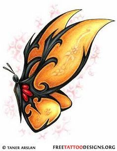 Tribal Butterfly Tattoo on Pinterest | Butterfly Tattoo Designs ... Yellow Butterfly Tattoo, Butterfly Outline, Small Butterfly Tattoo, Butterfly Tattoos, Tattoo Desings, Butterfly Tattoo Designs, Tattoo Sketch, Butterfly Drawing, Tattoos Designs