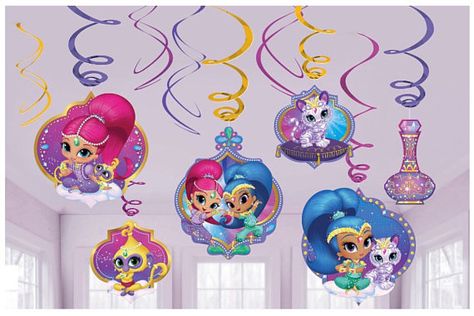 Shimmer and shine party hanging decoration Shimmer Y Shine, Foil Decor, Purple Foil, Shimmer Shine, Shimmer And Shine, Shimmer N Shine, Star Wars Baby, Halloween Make, Michael Myers