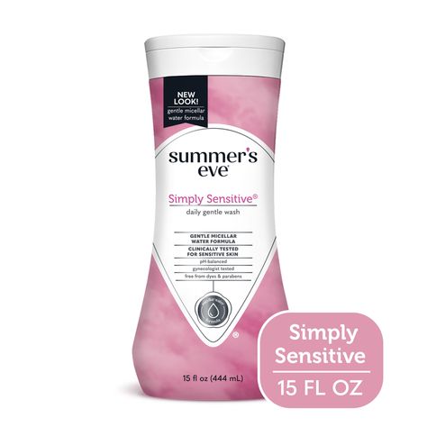 Summer’s Eve Simply Sensitive Daily Gentle Feminine Wash, pH balanced, 15 fl oz - Walmart.com How To Help Nausea, Summers Eve, Feminine Wash, Blood Sugar Diet, Health Podcast, Feminine Care, Feminine Hygiene, Micellar Water, Ph Balance