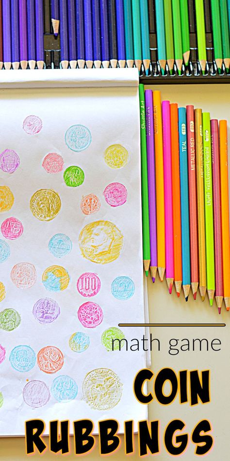 playful learning Coin Recognition Activities, Money Games For Kids, Money Kindergarten, Preschool Steam, Art Integration Lessons, Art And Math, Coin Crafts, Teaching Growth Mindset, Money Activities