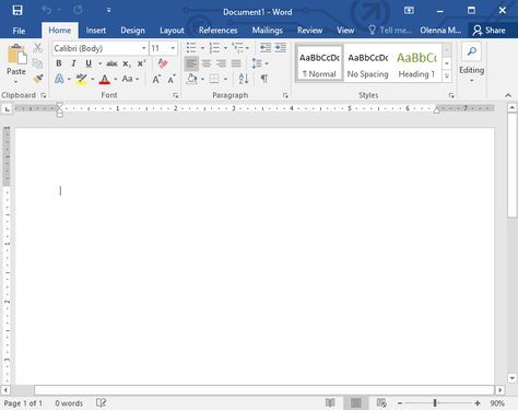 the Word 2016 interface Microsoft Word 2016, Microsoft Office Word, Office Word, Word Design, Microsoft Office, Ms Word, Getting Started, Microsoft Word, Microsoft