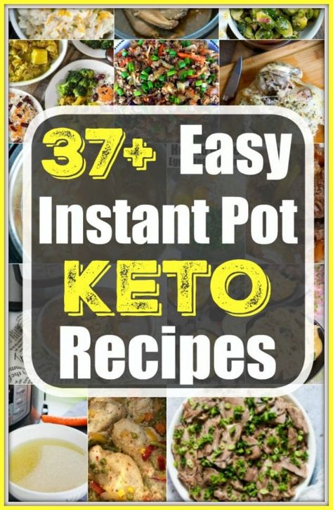 37+ Instant Pot Keto recipes to enjoy when you're on the keto diet and looking for low carb dinner ideas! You won't feel like you're missing out with these! #instantpotrecipes #ketoinstantpotrecipes #keto #instantpot #pressurecooker #ninjafoodi #crockpotexpressrecipes Easy Keto Instant Pot Recipes, Instant Pot Keto Recipes, Low Carb Dinner Ideas, Keto Instant Pot Recipes, Instapot Recipes Chicken, Low Carb Instant Pot Recipes, Keto Instant Pot, Healty Dinner, Healthy Instant Pot Recipes