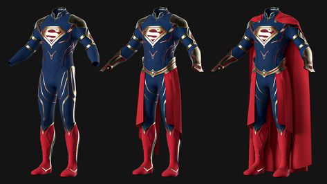 Superman Alternate Costume, Superman Suit Concept Art, Superman Concept Art Suits, Superman Suit Designs, Superman Armor, Superman Concept Art, Superman Redesign, Superman Design, Superman Suit