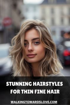 Trendy Haircuts For Thinning Hair, Lobs For Straight Fine Hair, Caligraphy Haircuts, Texture Haircut For Fine Hair, Layers For Fine Medium Length Hair, Best Lob Haircuts For Fine Hair, Kitty Cut Straight Fine Hair, Blonde Fine Hair Medium, Mid Length Haircuts Fine Hair