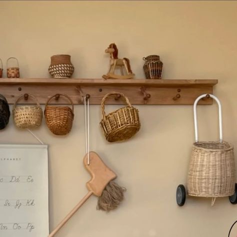 Shelf With Hooks Towel Rack Kitchen Decor Wooden Peg Rail Wooden Peg Rack Coat Rack Entryway Decor Minimalist Shaker Peg - Etsy Canada Apron Hooks In Kitchen, Wooden Peg Rail, Peg Rails, Towel Rack Kitchen, Shaker Peg Rail, Moss Paint, Coat Rack Entryway, Apartment Shopping, Peg Rail