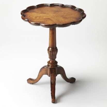 Butler Specialty Masterpiece Dansby Pedestal Table | Hayneedle Round Pedestal Table, Pedestal End Table, Pedestal Side Table, Furniture Vintage, Table Round, Side And End Tables, Table Vintage, Oak Table, Accent Tables