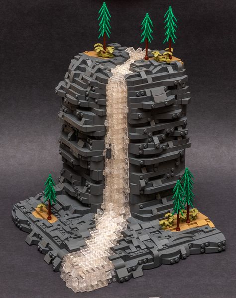 Lego Waterfall, Lego Photography, Lego Projects, Lego Moc, Lego, Quick Saves