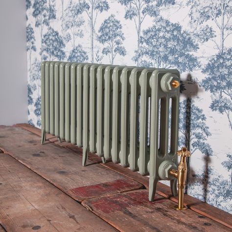 We love this @carroncastings radiator- especially in that bespoke subtle green shade! Forming part of the Victorian range of Cast Iron Radiators, the 3 column 735mm high model sits perfectly between the 2 and 4 column versions. Shop the full range of cast iron radiators on our website 🛍️ #periodproperty #periodpropertystore #radiator #castiron #carroncastings Victorian Range, Victorian Radiators, Cast Iron Radiator, Iron Radiator, House Shopping, 1920s House, Cast Iron Radiators, Period Property, Games Room