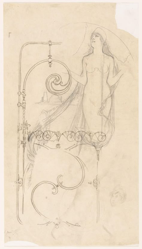 Drawing | Mucha, Alphonse | V&A Explore The Collections Mucha Sketch, Alphonse Mucha Sketch, Alphonse Mucha Art, Mucha Art, Alfons Mucha, Alphonse Mucha, National Art, Victoria And Albert, Victoria And Albert Museum