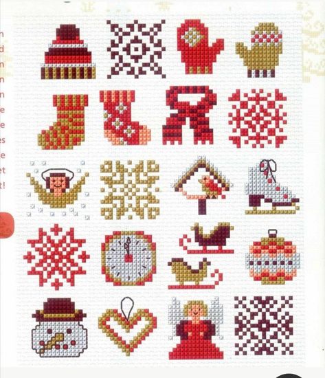 Small Cross Stitch Ornaments, 2 Inch Cross Stitch Pattern, Small Cross Stitch Christmas Ornaments, Cross Stitch Mini Patterns, Mini Christmas Cross Stitch Patterns, Small Christmas Cross Stitch Patterns, Mini Christmas Cross Stitch, Small Christmas Cross Stitch, Christmas Ornament Cross Stitch