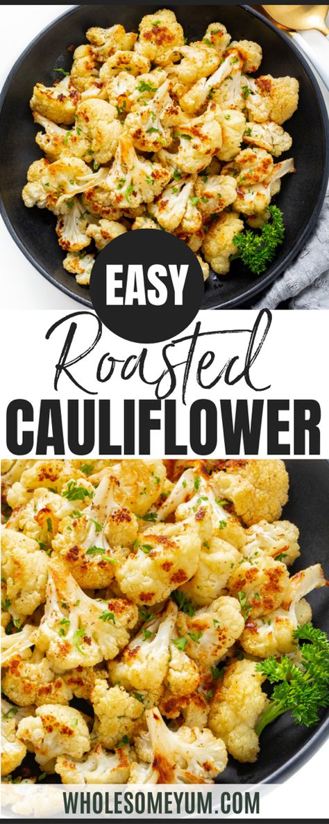 Roasted Cauliflower Recipe Breaded Roasted Cauliflower, Simple Roasted Cauliflower, Cauliflower In Oven Recipes, Roasted Cauliflower And Zucchini, Ways To Make Cauliflower, How To Cook Cauliflower In The Oven, Cooking Cauliflower In Oven, How To Cook Cauliflower On The Stove, Roasted California Blend Vegetables