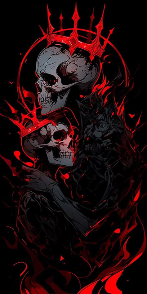 Dark Fantasy Artwork, Goth Wallpaper, Gothic Wallpaper, Image Swag, Skull Artwork, Skeleton Art, Dark Phone Wallpapers, Skull Wallpaper, Cool Wallpapers Cartoon