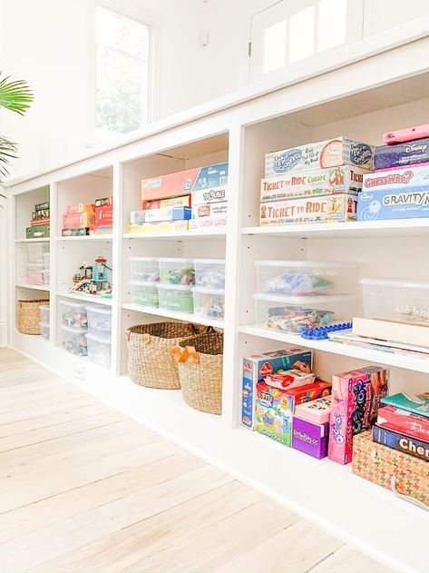 Playroom Closet, Desk Room, Basement Playroom, Kids Playroom Decor, Playroom Storage, Playroom Design, Playroom Organization, Kids Room Organization, Playroom Ideas