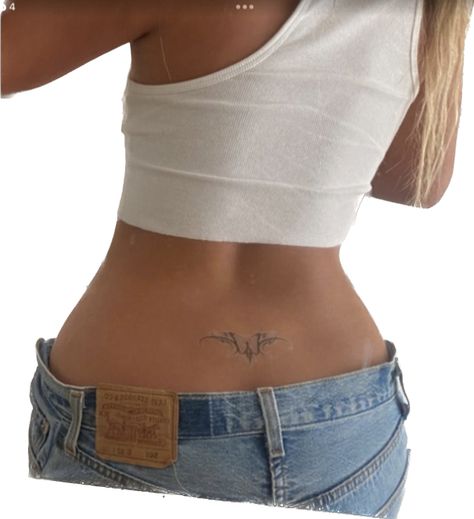 Bottom Back Tattoo Women, Low Back Tattoo Women, Low Back Tattoo, Lower Back Tats, Simplistic Tattoo, Insta Flicks, Cute Henna Tattoos, Feminist Tattoo, Basic Tattoos