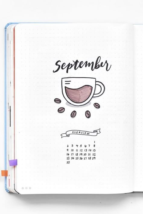 Monthly Cover Ideas, Journal Monthly Cover, Bullet Journal September, Crazy Laura, Bullet Journal Monthly, Bullet Journal Month, Penanda Buku, Week Planner, Bullet Journal Cover Page