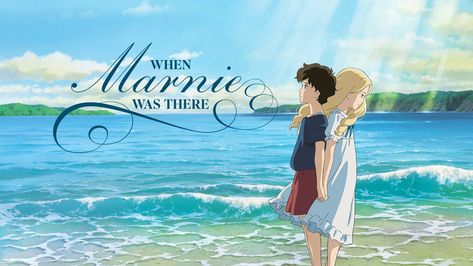 Marnie Was There, Studio Ghibli Poster, When Marnie Was There, Japanese Countryside, Secret World Of Arrietty, Garden Of Words, Cat With Blue Eyes, The Secret World, Studio Ghibli Movies