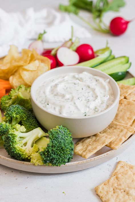 Healthy Ranch Dip With Greek Yogurt Ranch Dip With Greek Yogurt, Healthy Ranch Dip, Yogurt Ranch Dip, Dip With Greek Yogurt, Greek Yogurt Ranch Dip, Healthy Ranch, Yogurt Ranch, Greek Yogurt Ranch, Homemade Ranch Dip