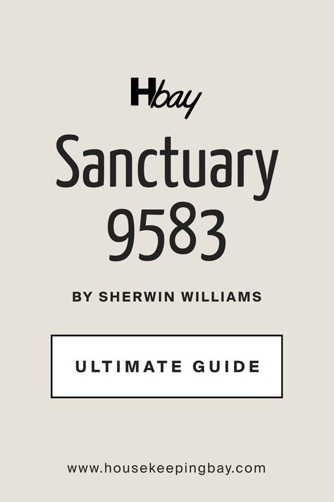 Ultimate Guide. Sanctuary SW 9583 Paint Color by Sherwin-Williams Coordinating Paint Colors, Guest Room Colors, Origami White, Modern Mediterranean Homes, In Conclusion, Off White Walls, Trending Paint Colors, The Undertones, Off White Paints