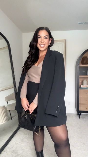 BONNIE WYRICK on Instagram: "Let’s chat midsize fall outfits for work. I love a good quality trouser that doesn’t pull across my belly or hips styled with a chic sweater or top. A midi dress styled with a coatigan or trench coat is classic yet sassy! And spice up your matching suit with a trendy bottom like this skort. Here are some of my most recent fall outfits perfect to take you to the office and then happy hour Follow @bonniewyrick for more midsize style and size 14/16 fall outfit inspira Bonnie Wyrick, Midsize Fall Outfits, Bad Bunny Concert Outfit, Trendy Bottoms, Midsize Outfits, Outfits For Work, Midsize Style, Chic Sweater, Hip Style