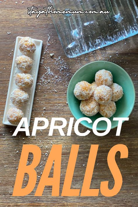 Apricot Balls - Stay at Home Mum Apricot Coconut Balls, Apricot Balls, Sweet Balls, Coconut Balls, Stay At Home Mum, Oats Breakfast, Christmas Tradition, Things To Cook, After School Snacks