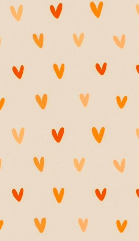 Cute Hearts Wallpaper, Hearts Wallpaper, Jelly Wallpaper, Cute Hearts, Iphone Wallpaper Pattern, Orange Aesthetic, Picture Collage Wall, Phone Wallpaper Patterns, Preppy Wallpaper